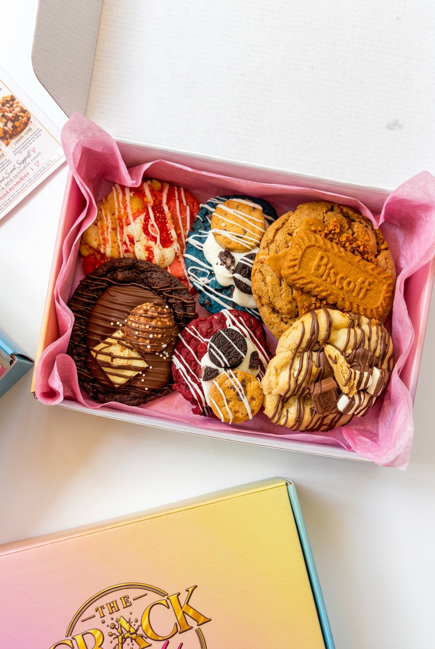 The Crack Box Cookies assorted gourmet cookies