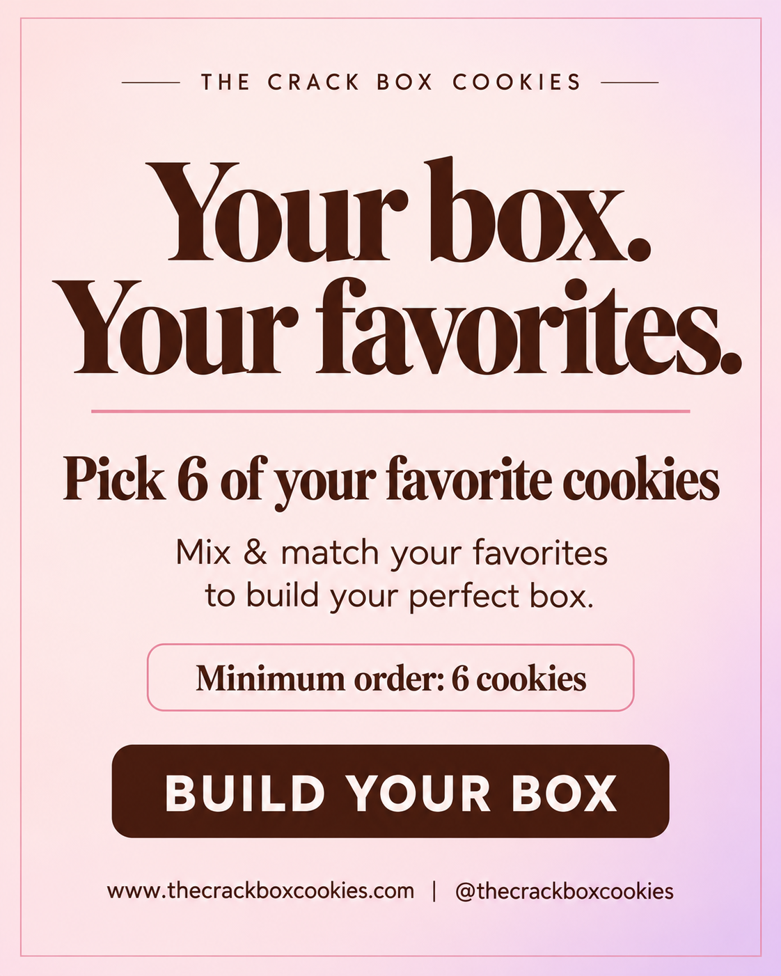 Individual Gourmet Cookie